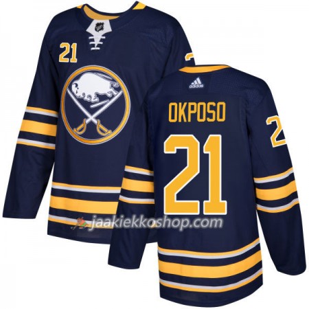 Miehille NHL Buffalo Sabres Pelipaita Kyle Okposo 21 Adidas 2017-2018 Laivastonsininen Authentic